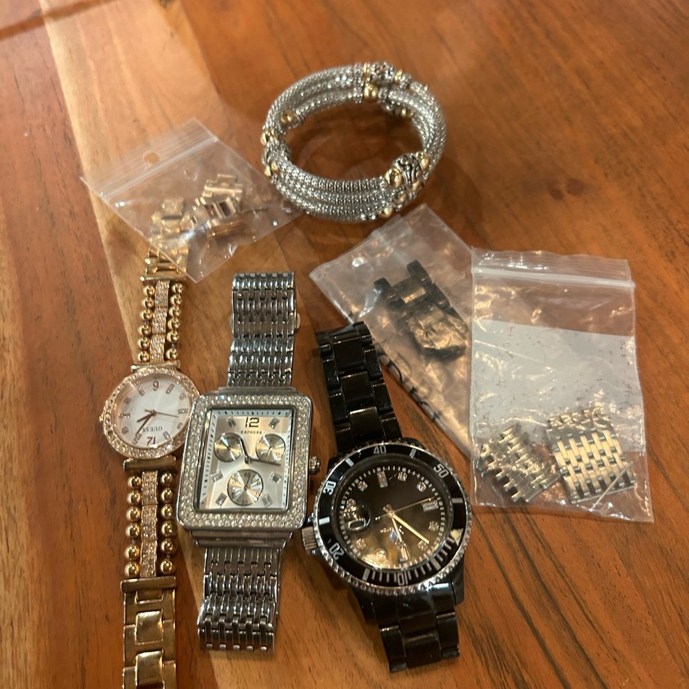 Stylish Watch and Bracelet Collection